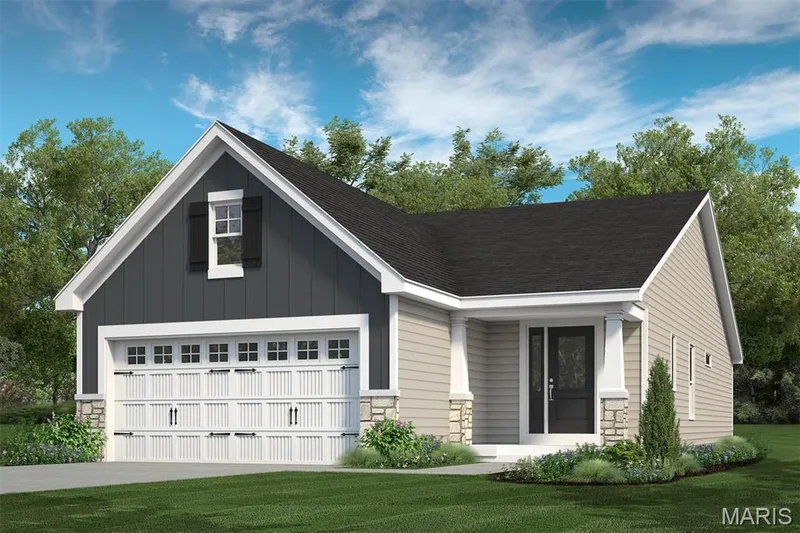 Optional Upgraded Elevation — 1 TBB Highland 3Bd@Harvest Villas, O'Fallon, MO 63385