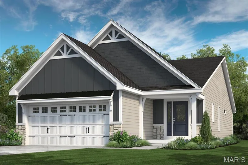 Optional Upgraded Elevation — 1 TBB Ashland 3Bed@Harvest Villas, O'Fallon, MO 63385