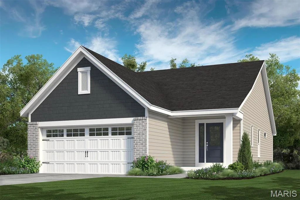 Rendering of Base Elevation — 1 TBB Highland @ Harvest Villas, O'Fallon, MO 63385