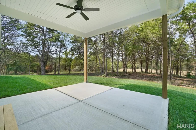 Optional covered patio shown — Cypress-Ests @ Schaper Farms, Foristell, MO 63348