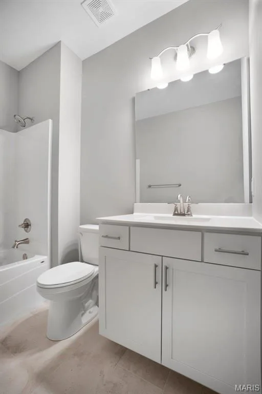 Standard Hall bath shown. (Photo of previously built Sycamore - upgrades may be shown) — Sycamore-Ests @ Schaper Farms, Foristell, MO 63348