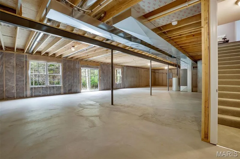 Walk-out Lower level shown with a 9 ft pour.(Photo of previously built Sycamore - upgrades may be shown) — Sycamore-Ests @ Schaper Farms, Foristell, MO 63348