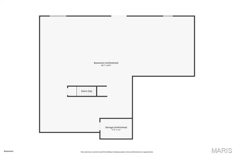 Lower level floor plan — Sycamore-Ests @ Schaper Farms, Foristell, MO 63348