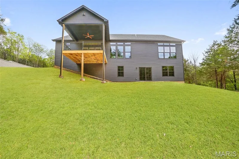Covered Deck on Previously Built Home (Photo of previously built Sycamore - upgrades may be shown) — Sycamore-Ests @ Schaper Farms, Foristell, MO 63348