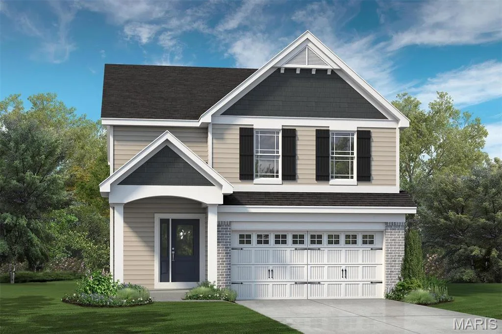 Rendering of Base Elevation — 1 TBB Bedford @ Harvest Villas, O'Fallon, MO 63385