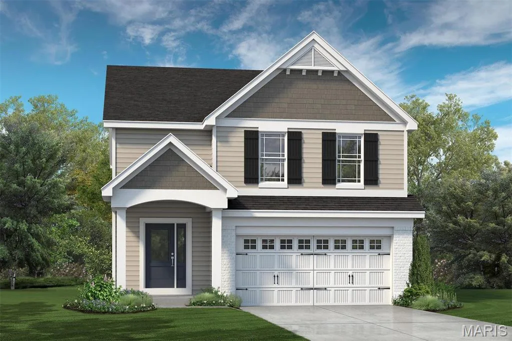 Rendering of Base Elevation — 1 TBB Radford @ Harvest Villas, O'Fallon, MO 63385