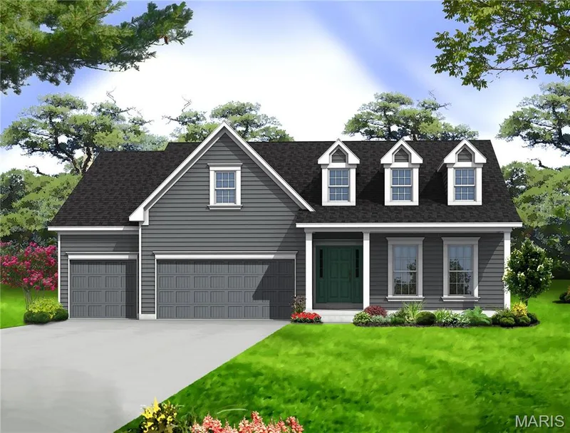 Elevation 11 - shown with upgraded garage doors & optional dormers — 0 Universal Design Prairie Bluff, Cottleville, MO 63304