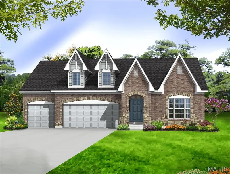 Elevation 14 - shown with optional dormers — 0 Universal Design Prairie Bluff, Cottleville, MO 63304