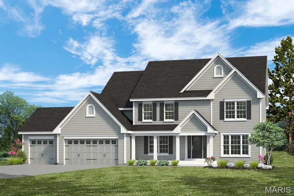 Rendering of Standard Elevation — 1 TBB Waterford II @Harvest Heritage, O'Fallon, MO 63385