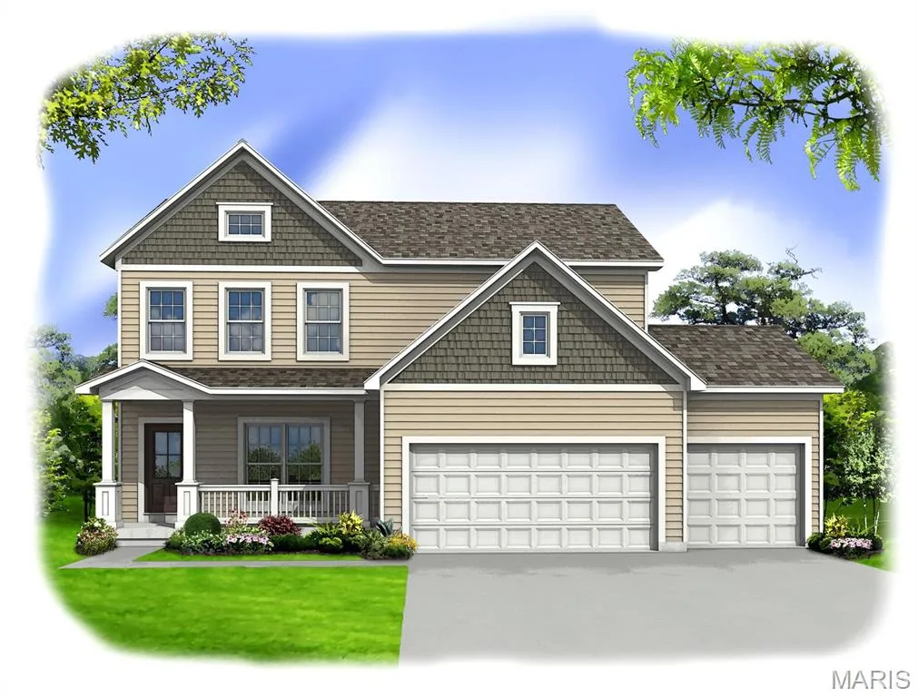 Portsmouth - Elevation #1 — 0 Portsmouth @ Cedarstone, Dardenne Prairie, MO 63368