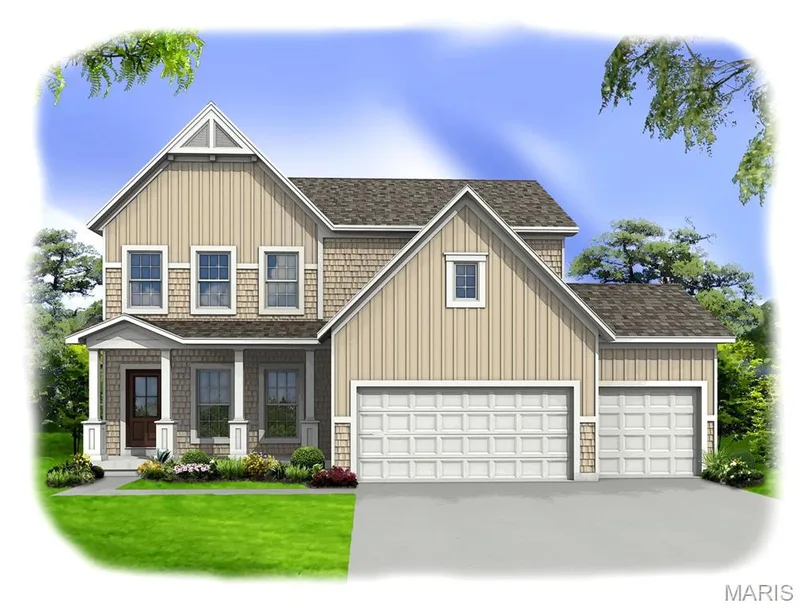 Portsmouth - Elevation #2 — 0 Portsmouth @ Cedarstone, Dardenne Prairie, MO 63368