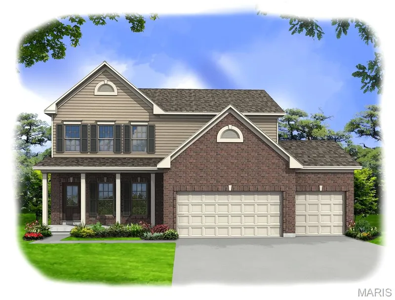 Portsmouth - Elevation #4 — 0 Portsmouth @ Cedarstone, Dardenne Prairie, MO 63368