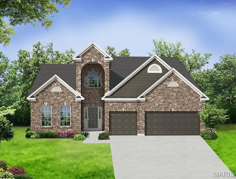 Braxton - Elevation #4 — 0 Braxton @ Cedarstone, Dardenne Prairie, MO 63368