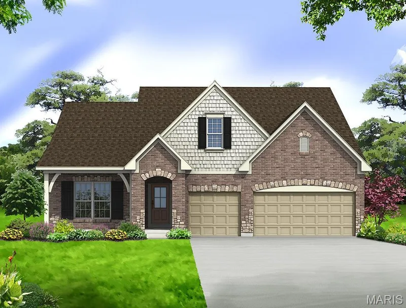Braxton - Elevation #6 — 0 Braxton @ Cedarstone, Dardenne Prairie, MO 63368
