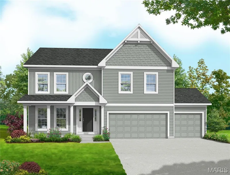 Lancaster - Elevation #5 — 0 Lancaster @ Cedarstone, Dardenne Prairie, MO 63368