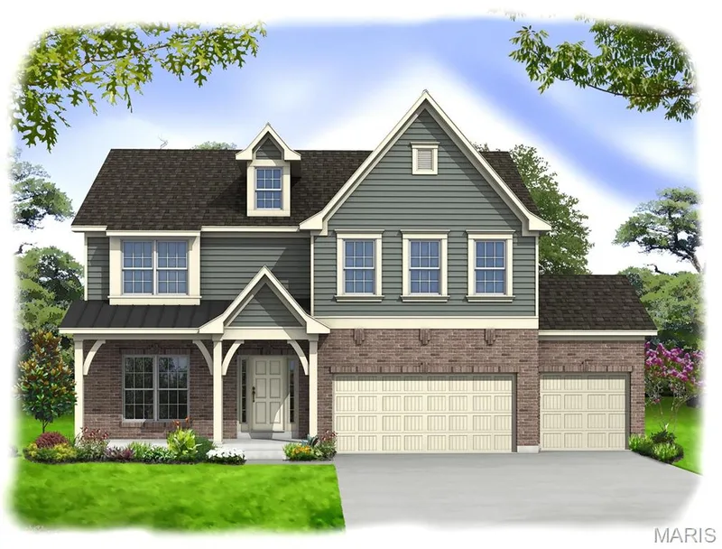 Lancaster - Elevation #10 — 0 Lancaster @ Cedarstone, Dardenne Prairie, MO 63368