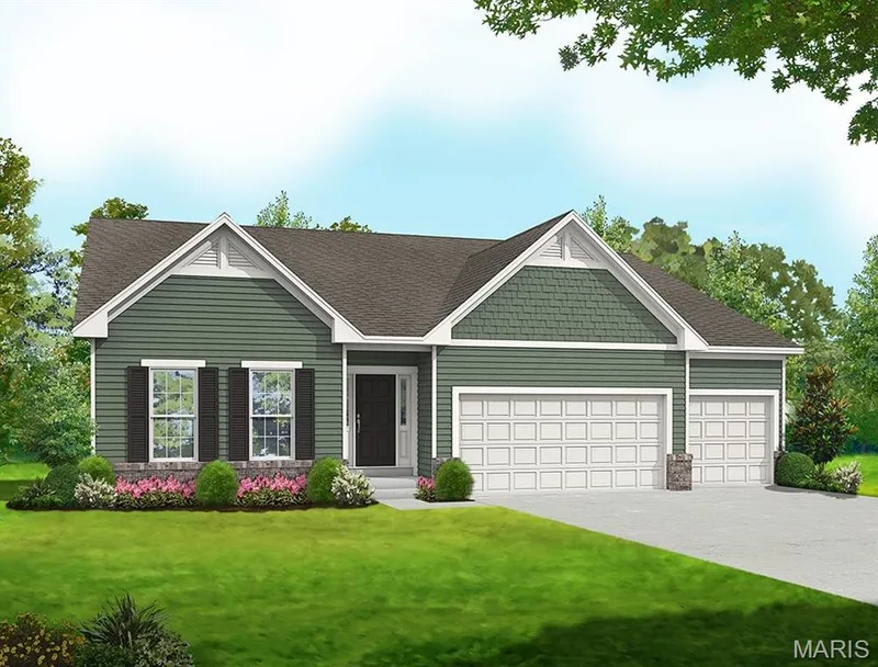 Sierra Universal Design -Elevation #9 — 0 Universal Design @ Cedarstone, Dardenne Prairie, MO 63368