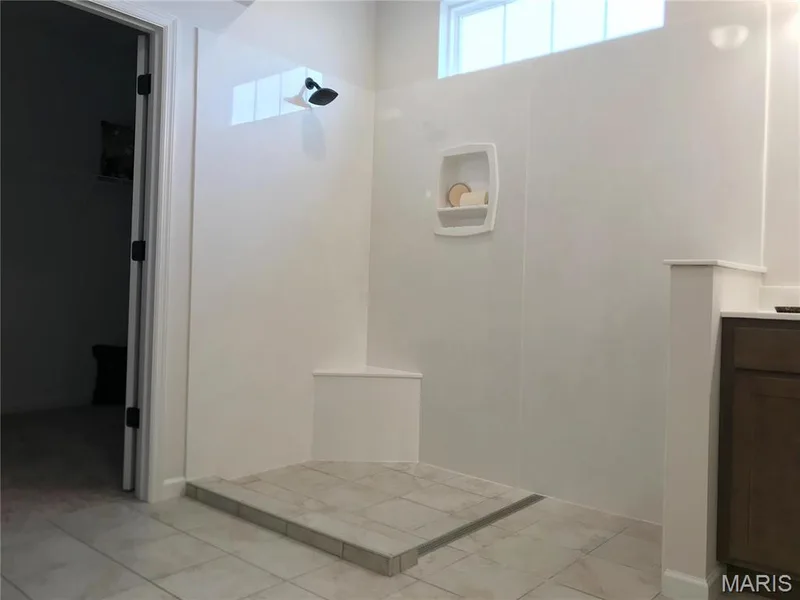 Optional Zero entry  shower (Standard is LOW ENTRY) — 0 Universal Design @ Cedarstone, Dardenne Prairie, MO 63368