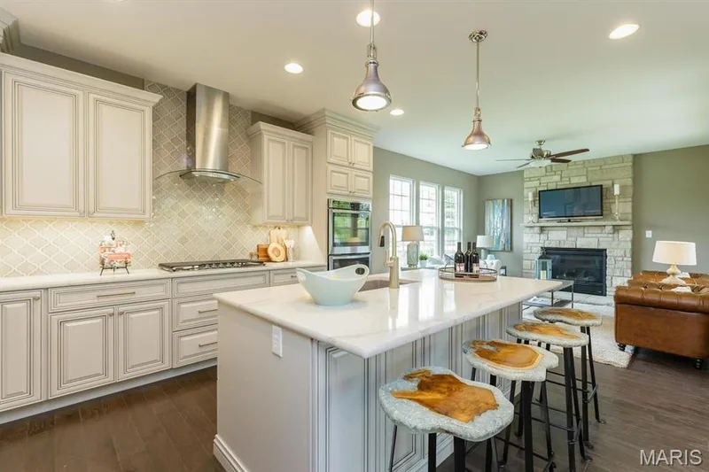 Photo representation of a similar home.  Some features shown may be optional. — 1 Durham II-E4@Harvest Heritage, O'Fallon, MO 63385