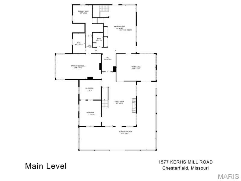 Floor Plan — 1577 Kehrs Mill Road, Chesterfield, MO 63005